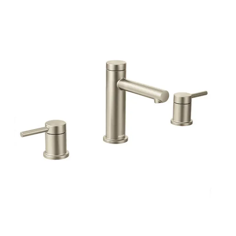 Moen Align Brushed Nickel Two-Handle High-Arc Bathroom Faucet 1