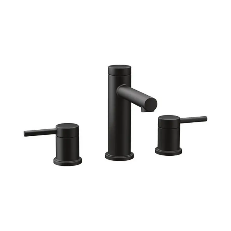 Moen Align Matte Black Widespread Two-Handle Bathroom Faucet 1
