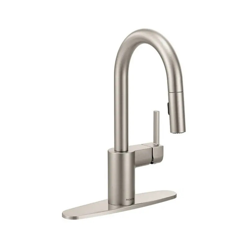 Moen Align Spot Resist Stainless Bar Faucet – Single-Handle High-Arc Pulldown 1