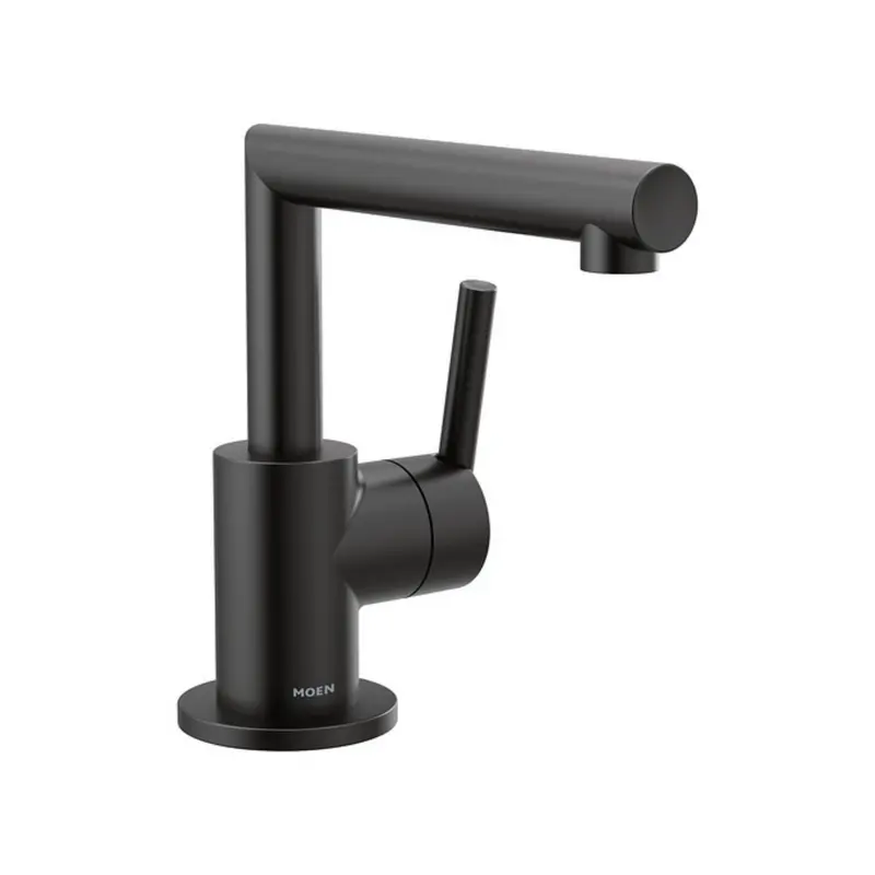 Moen Arris Matte Black Contemporary Bathroom Faucet – Single Handle 1