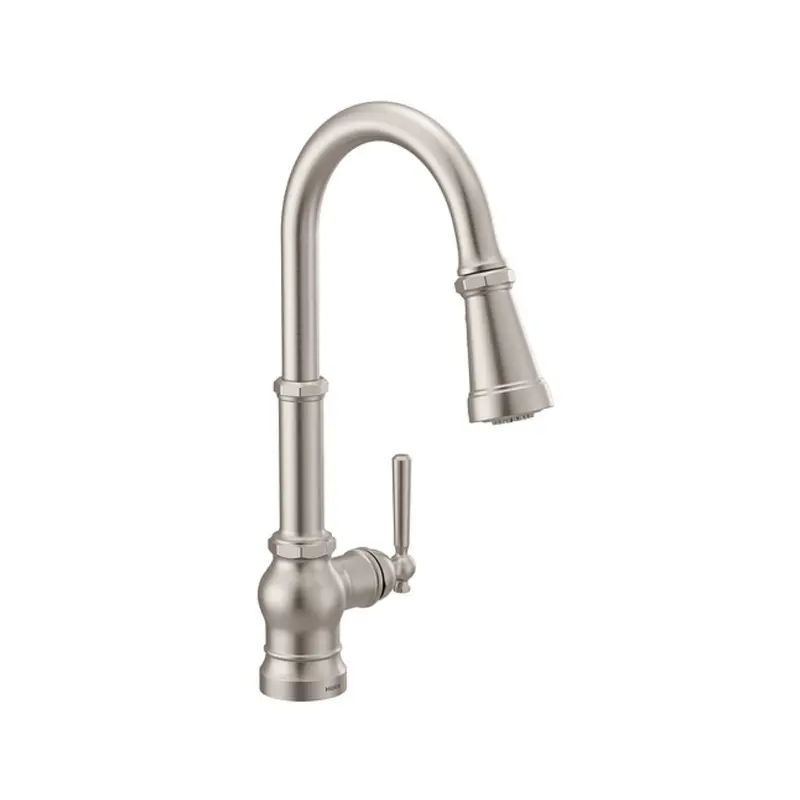 Moen Paterson Stainless Steel Interchangeable Pull-Down Kitchen Faucet – One-Handle 1