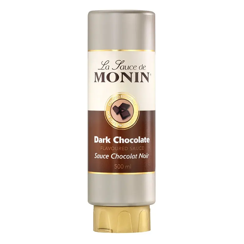 Monin Dark Chocolate Sauce – 500Ml Intense Cocoa Dessert Sauce 1