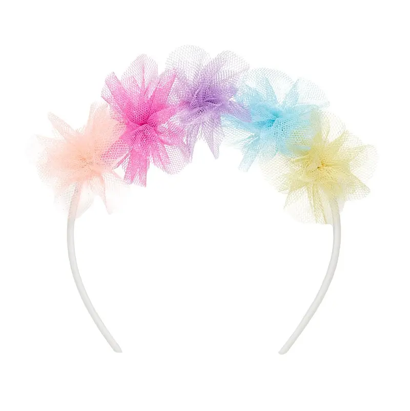 Multi-Flower Embellished Headband 1