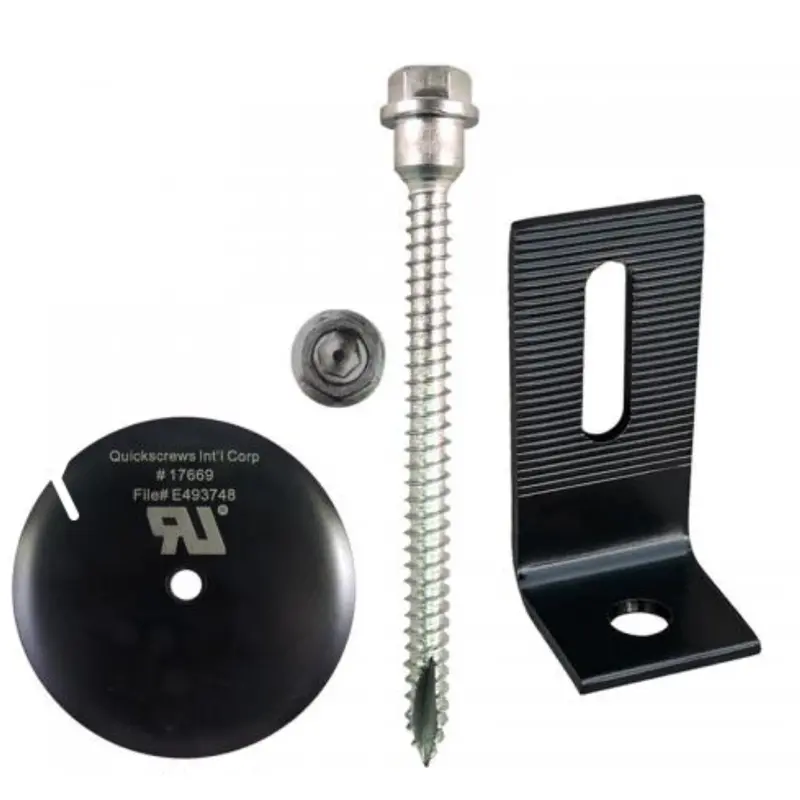 Multi-Roof Solar Fastener Kit With Microflashing – Qb2 Mounting System 1
