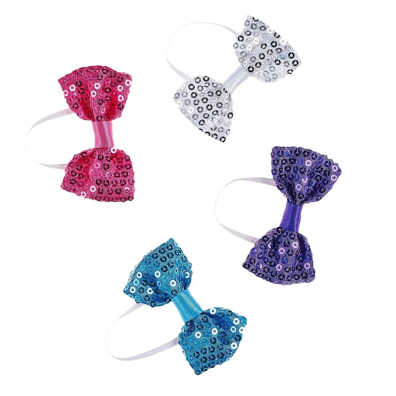 Multicolor Sparkle Bow Pack (4 Pcs) 1