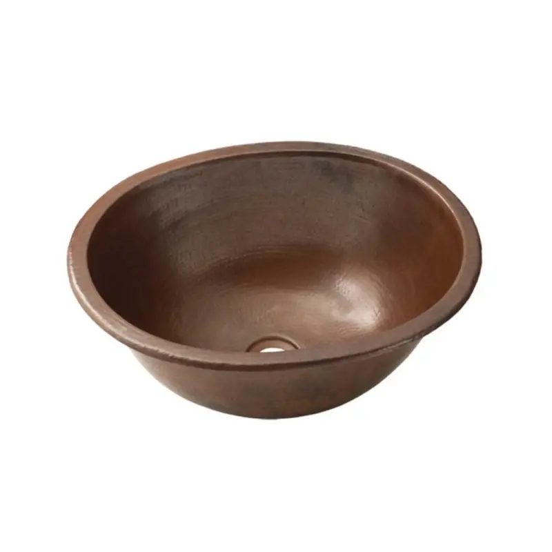 Native Trails Cameo Oval Hand-Hammered Copper Bathroom Sink 1
