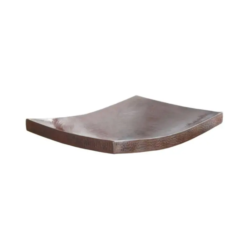 Native Trails Kohani – 20" Curved Hammered Copper Vessel Bathroom Sink 1
