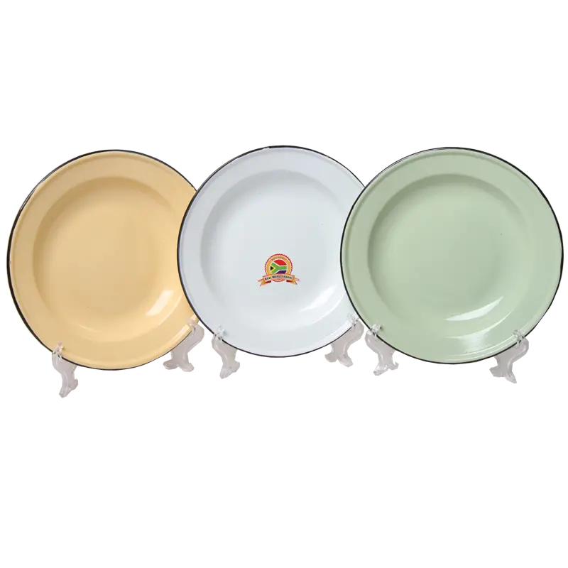 New World Enamel Soup Serving Plate 1