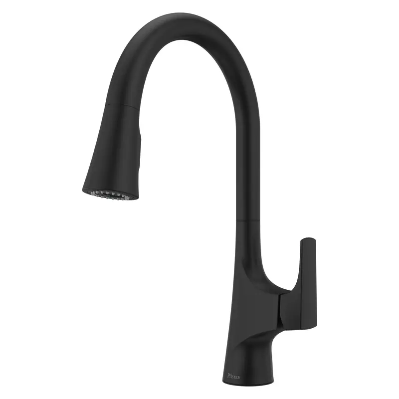 Norden Pull-Down Kitchen Faucet In Matte Black 1