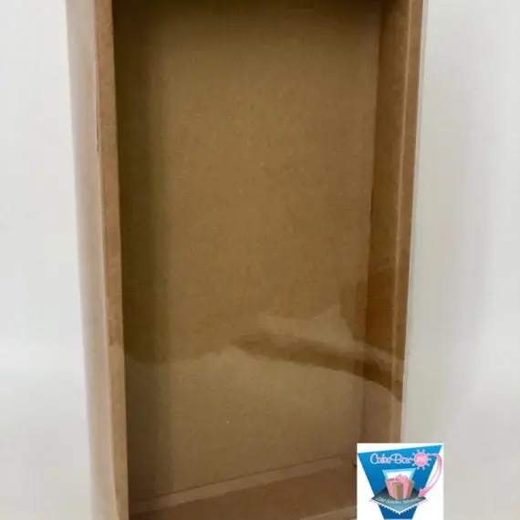 Olga Slim Cookie Box – Transparent Pvc Lid, Compact Size (216 × 140 × 60 Mm) 1