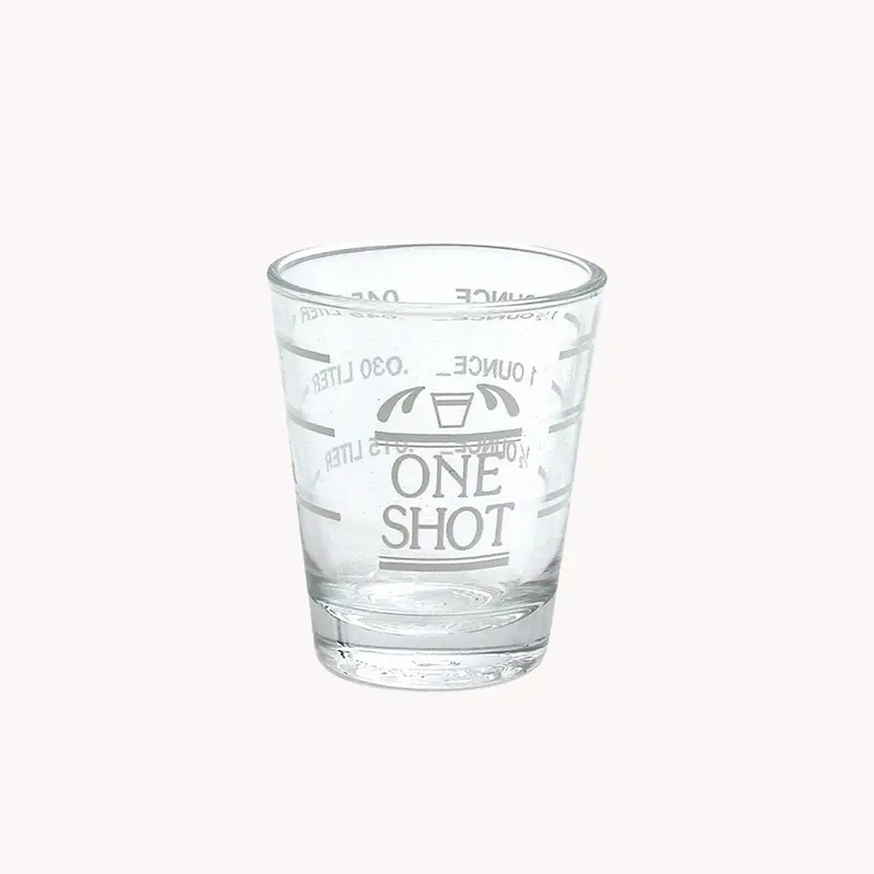 One Shot Precision Espresso Shot Glass With Measurement Markings 1