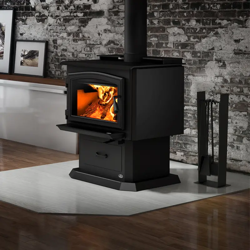 Osburn 2000 High-Output Wood Stove With Blower System 1