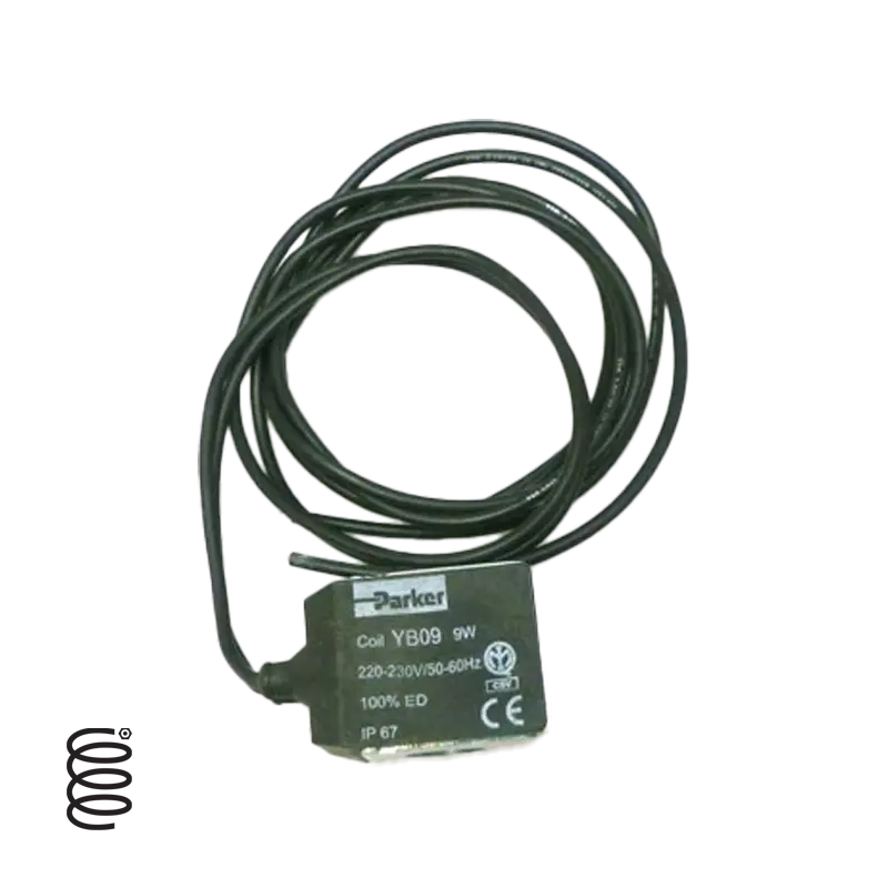 Parker Yb09 Solenoid Coil – 220V Ac With Lead Wires, 50/60 Hz 1