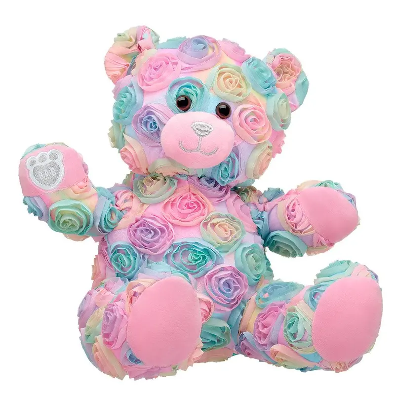 Pastel Floral Bouquet Teddy Bear Gift 1