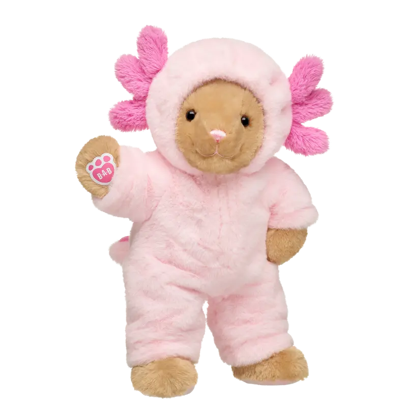 Pawlette Axolotl Animal Onesie Gift Bundle 1