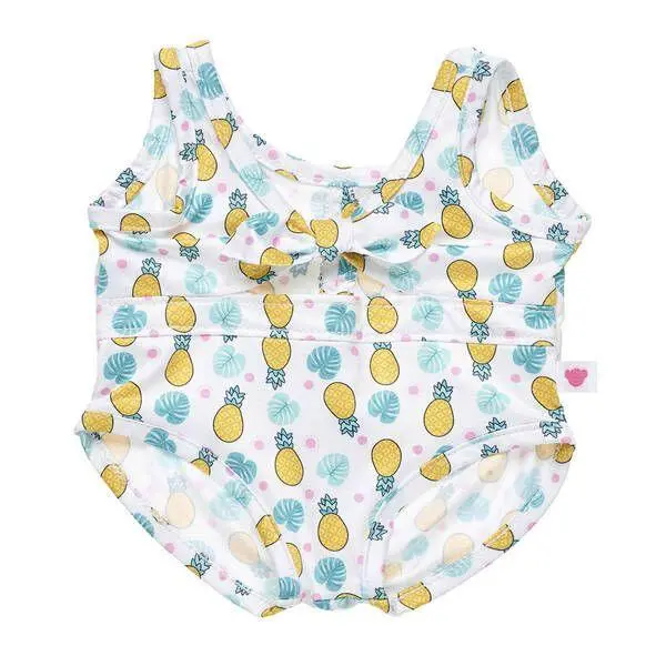 Pineapple-Printed One-Piece Swimsuit 1