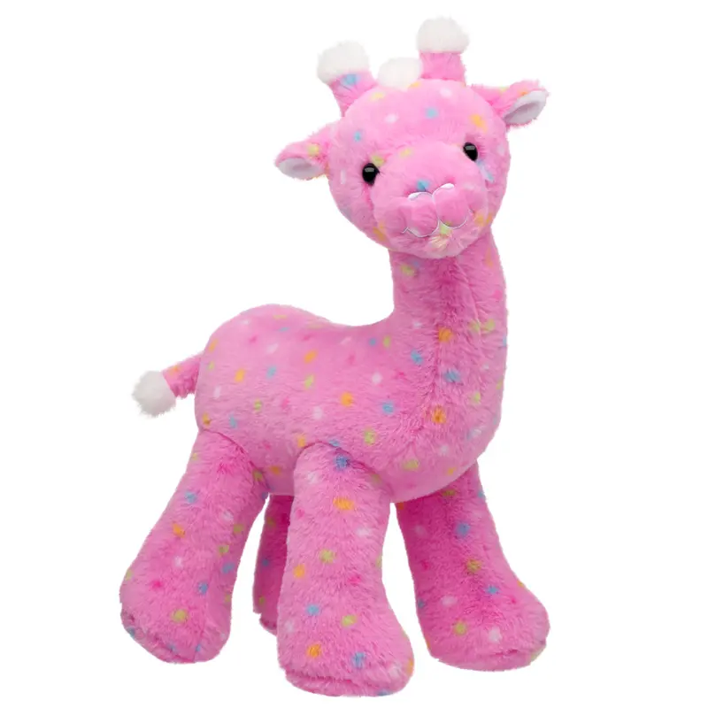 Pink Frosted Animal Cookie Giraffe Plush – Collectible Mini Bear Style 1