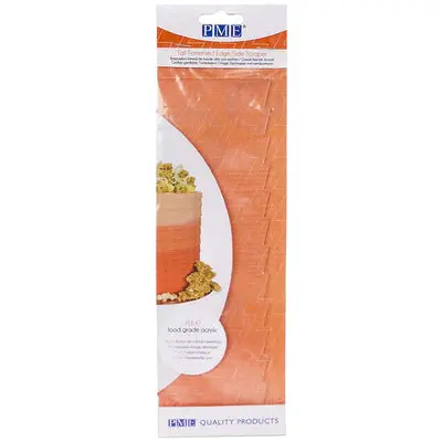 Pme Pleated Tall Edged Side Scraper For Cake Decorating 1