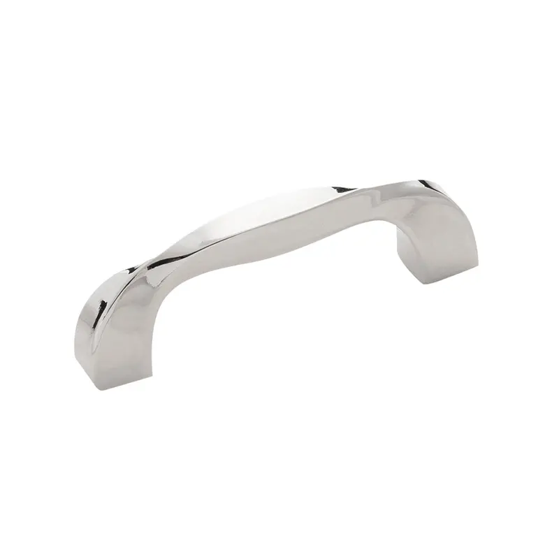 Polished Nickel Twist Pull – 3 Inch Center-To-Center 1