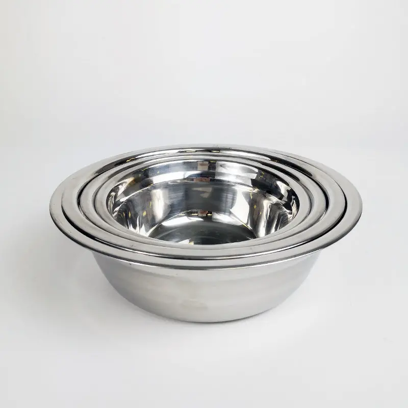 Polished Stainless Steel Serving Bowl For Everyday Use 1