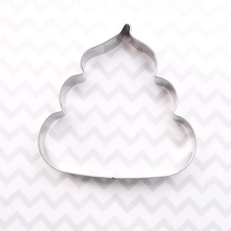 Poop Emoji-Shaped Cookie Cutter 1