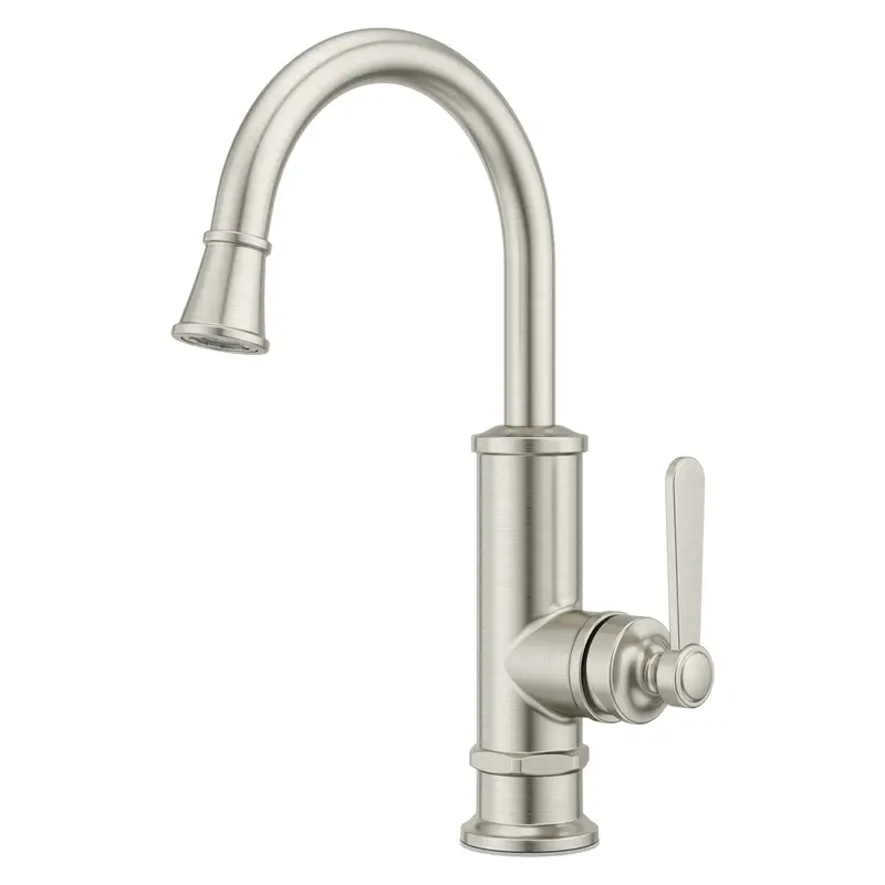 Port Haven Single-Handle Bar Or Prep Faucet In Stainless Steel 1