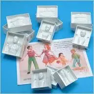 Pre-Loved People-Shaped Fondant Mold Set 1