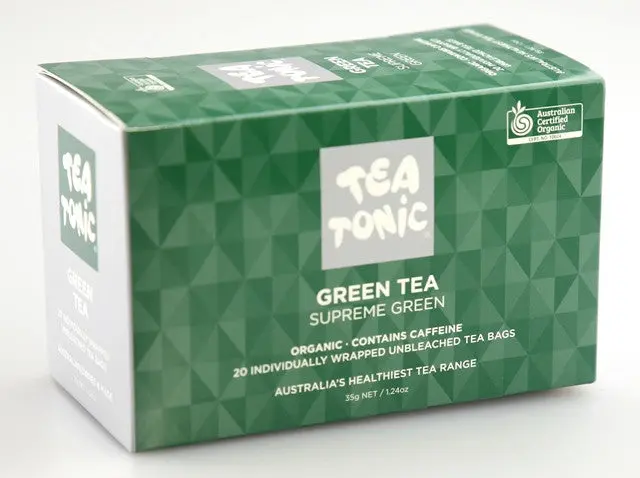 Premium Organic Green Tea – 20 Antioxidant-Rich Tea Bags 1