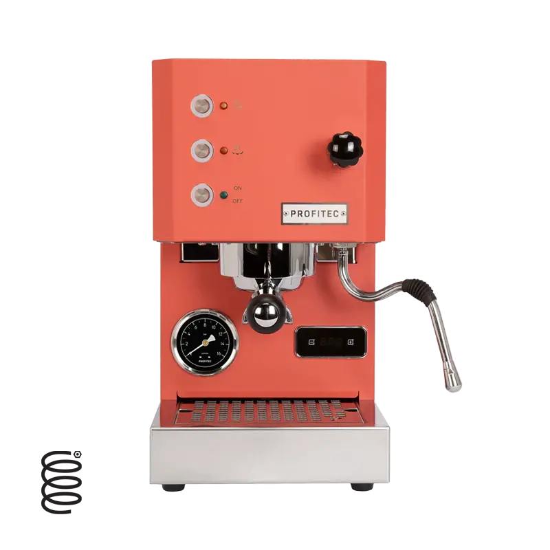 Profitec Go Compact Espresso Machine – Red Finish 1