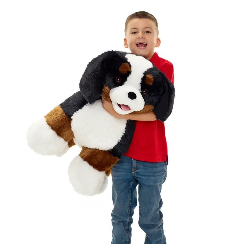 Promise Pets Giant Bernese Mountain Dog – Oversized Plush Animal 1