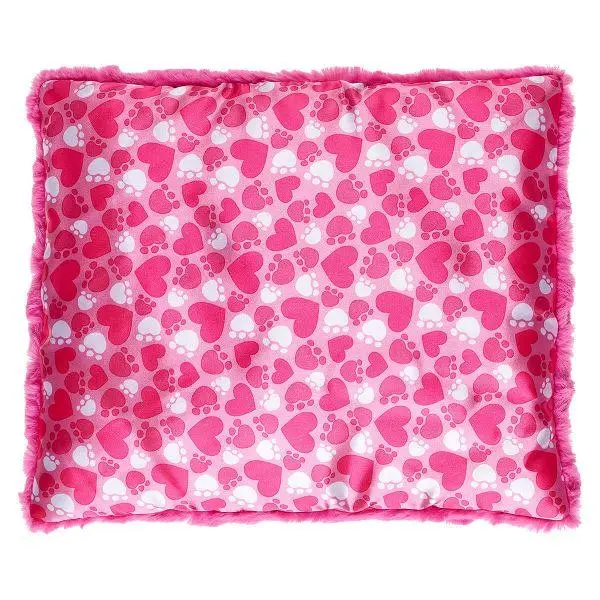 Promise Pets Pink Heart-Themed Pet Bed 1