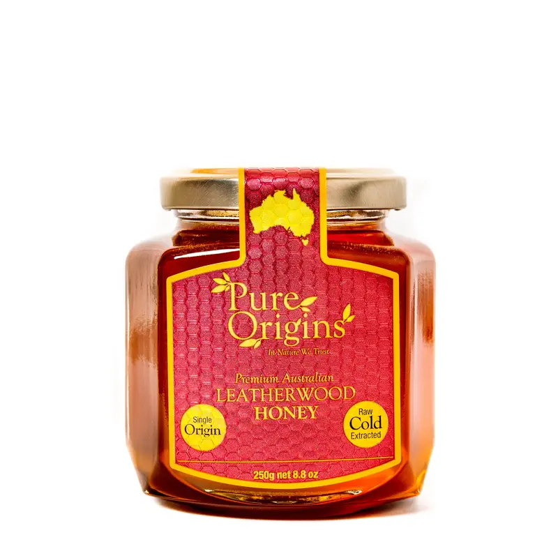 Pure Origins Leatherwood Honey – 250G Rare Tasmanian Variety 1