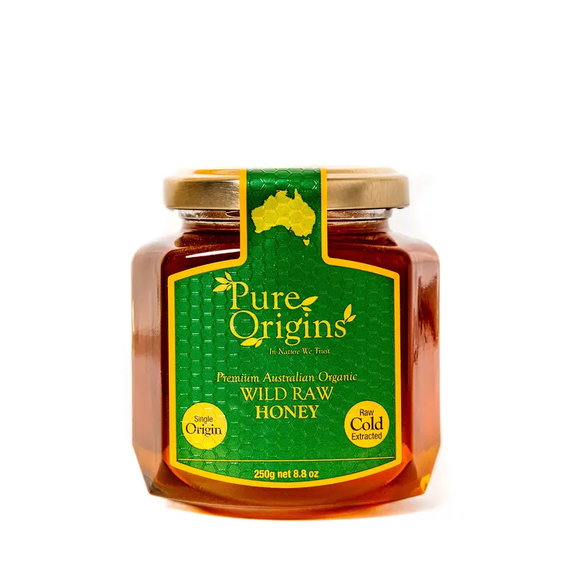 Pure Origins Wild Raw Honey – 250G Single-Origin 1