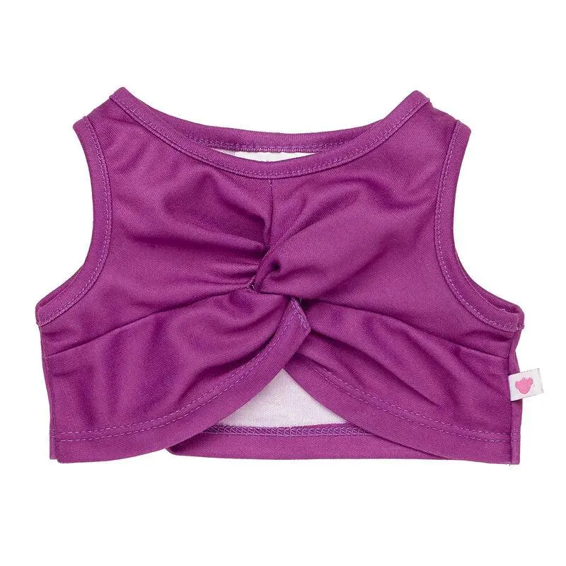 Purple Twist Tank Top – Lightweight Layering Essential 1