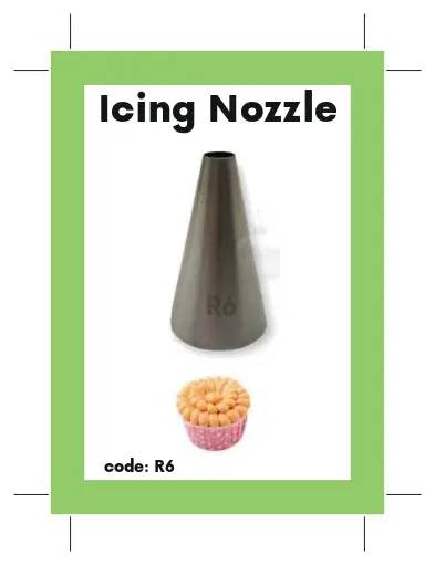 R6 Round Piping Tip For Writing And Outlining 1