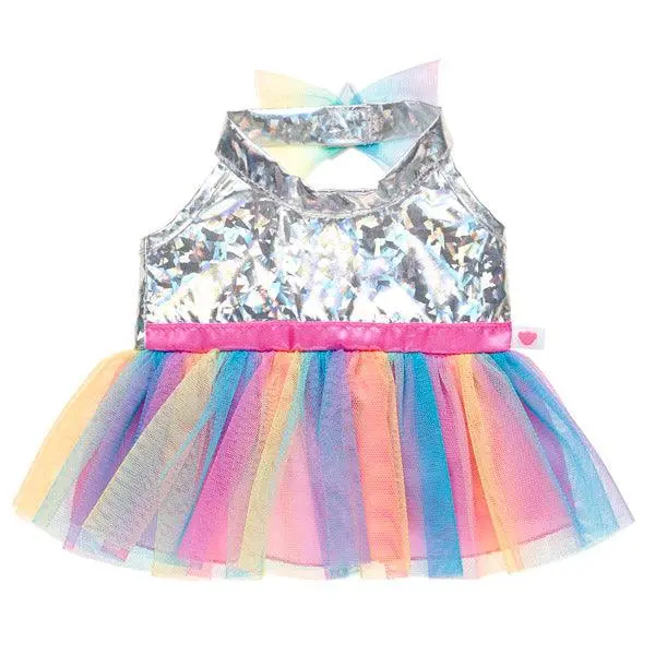 Rainbow Halter-Neck Dress 1