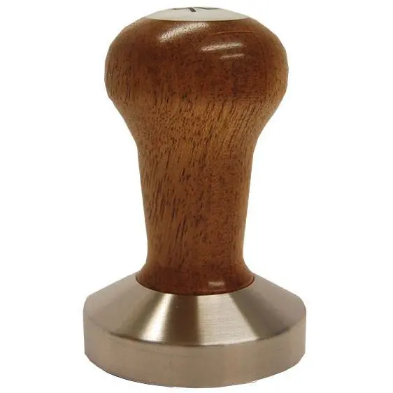 Reg Barber Dark Wood Espresso Tamper – 58.5Mm Flat Base 1