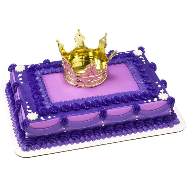 Regal Crown Cake Topper Kit – Elegant Dessert Decoration Set 1