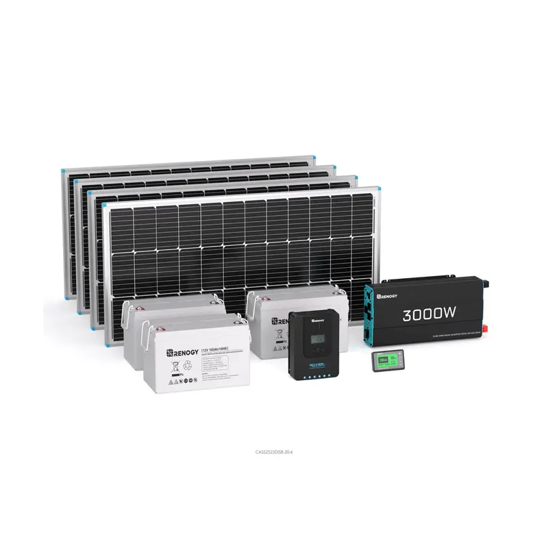 Renogy 400W Workshop & Shed Solar Kit – Complete 12V System With Mounting Hardware 1