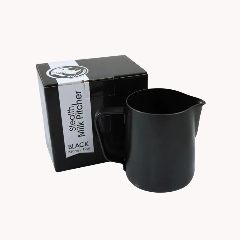 Rhino Stealth Stainless Steel Milk Pitcher – 350 Ml 1
