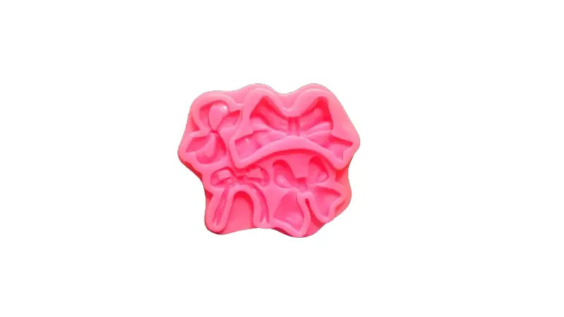 Ribbon Wrap Silicone Mold – Twisted Bow Design For Elegant Cake Accents 1