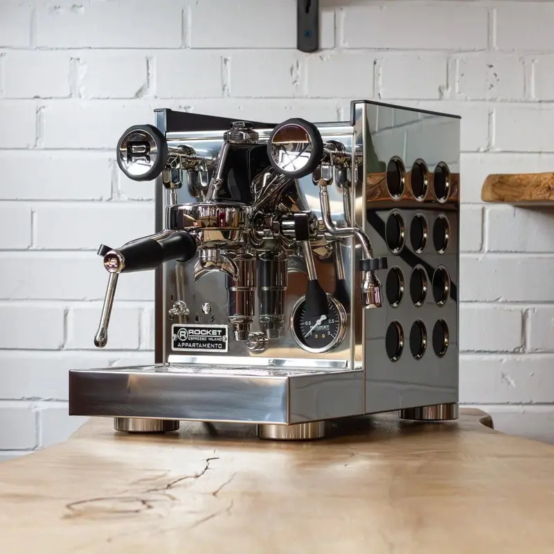 Rocket Appartamento Tca Espresso Machine – Chrome & Black Trim 1