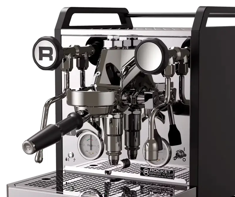 Rocket Mozzafiato Fast Espresso Machine – Sleek Black Finish (Open-Box) 1