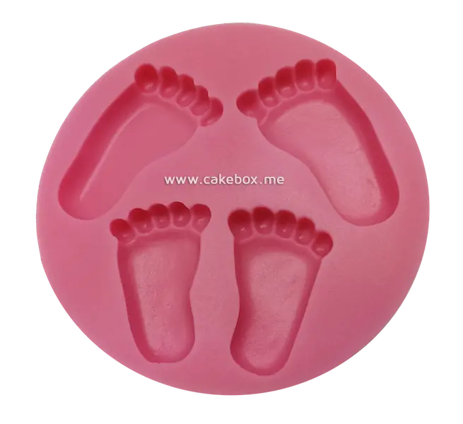 Silicone Baby Feet Mold For Candy Or Soap Making 1