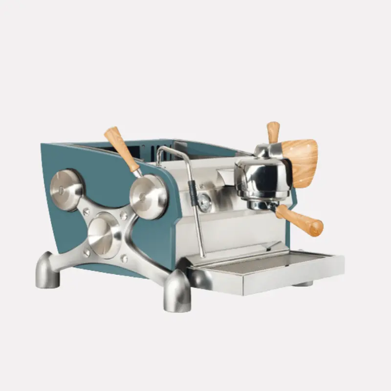 Slayer Single-Group Espresso Machine – Deep Dark Cyan Finish 1