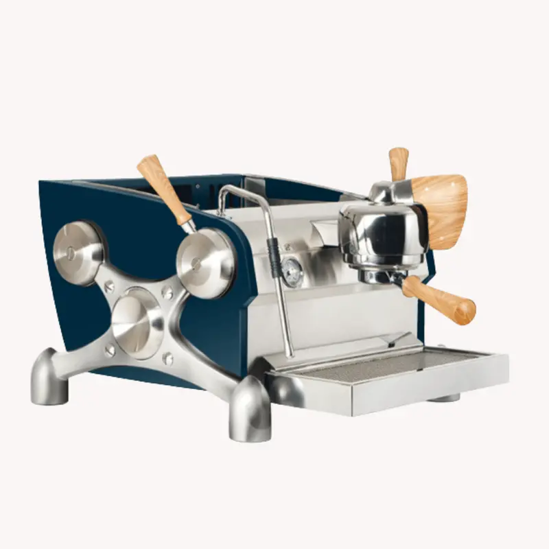 Slayer Single-Group Espresso Machine – Matte Dark Blue Finish 1