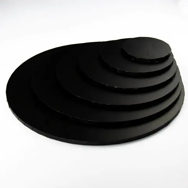 Slim Black Round Mdf Cake Board – 9Mm Thickness 1