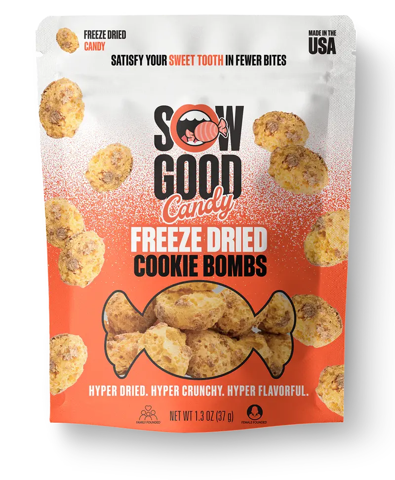 Sow Good Freeze-Dried Cookie Dough Bombs – Crispy, Sweet Dessert Snack 1