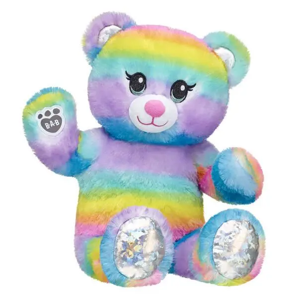 Sparkle Rainbow Teddy Bear 1