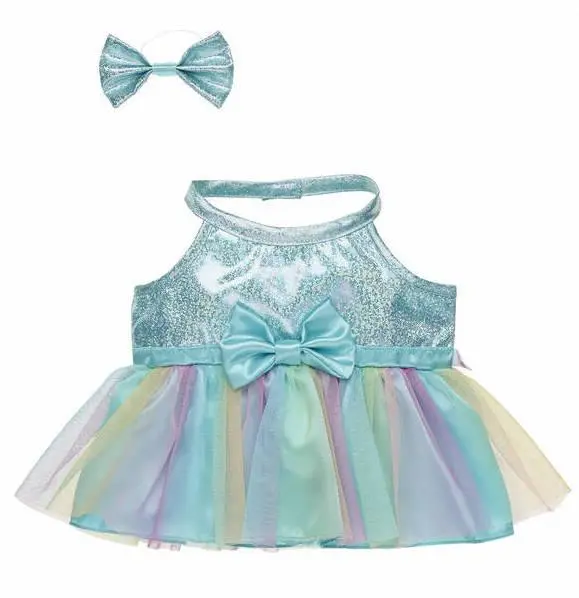 Sparkling Pastel Skirted Dress 1